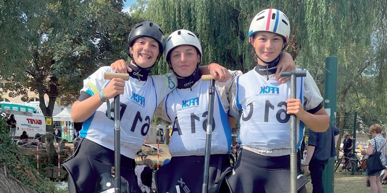 Le club de kayak brille aux championnats de France