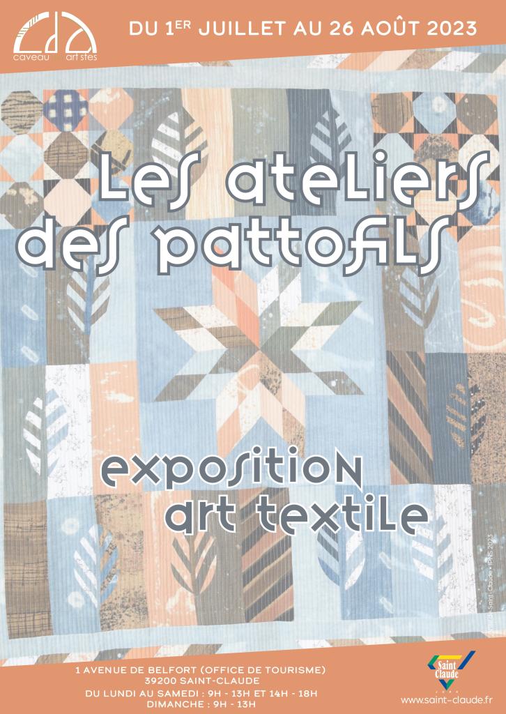 expo caveau des artistes les ateliers des pattofils affiche