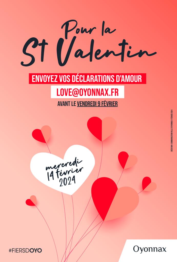 affiche declarations saint valentin 2024