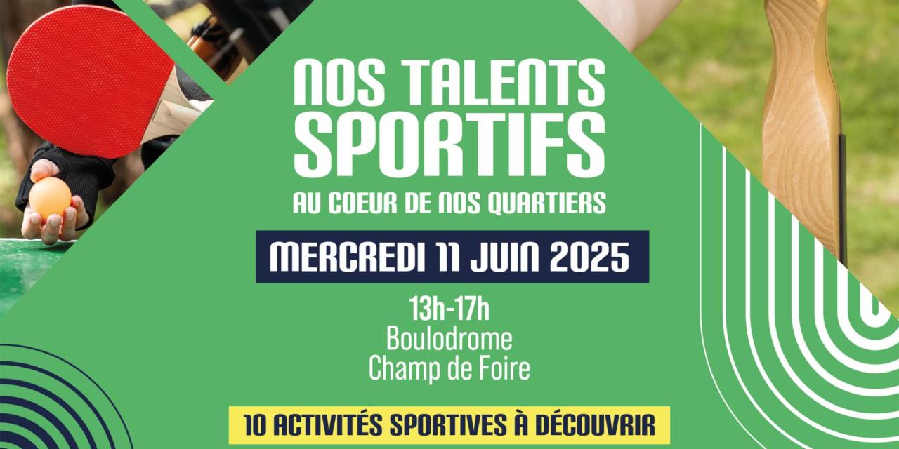 Nos talents sportifs au coeur de nos quartiers
