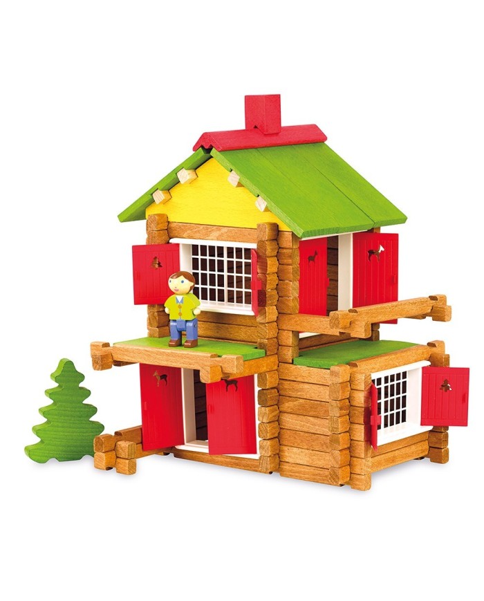 mon chalet en bois 135 pieces
