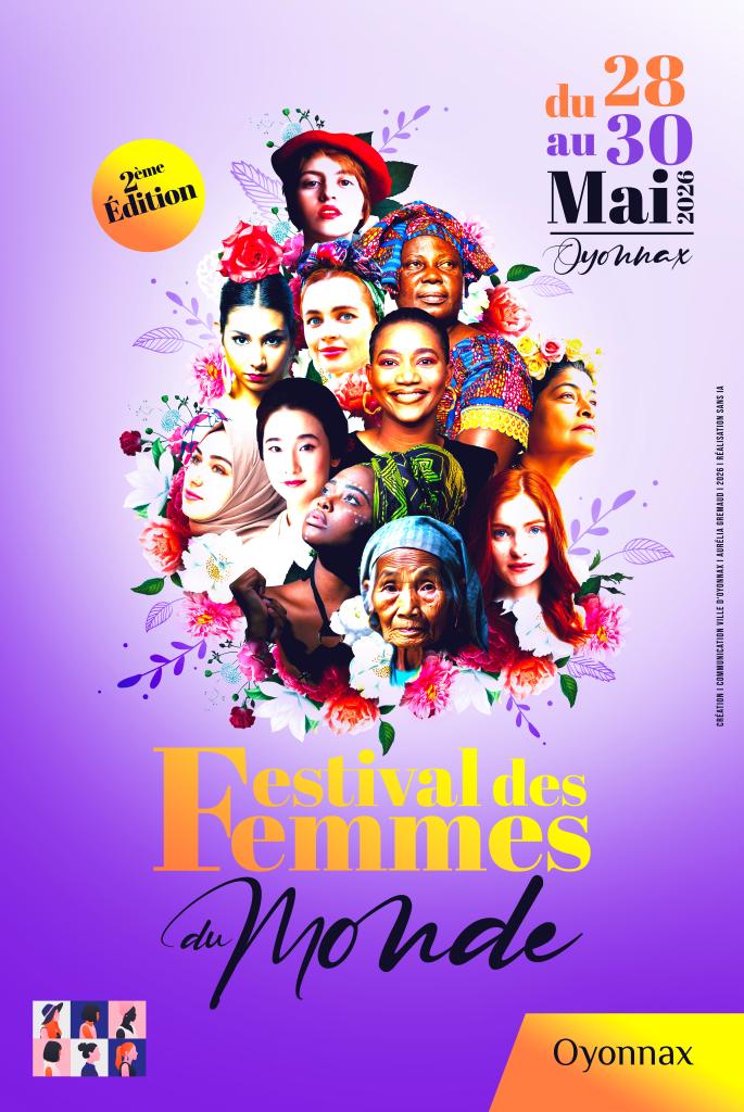 affiche 117cmx175cm festival des femme