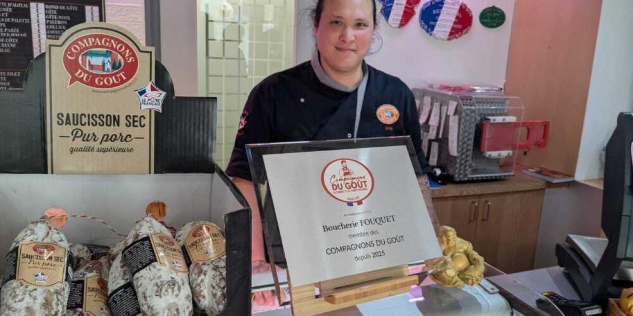 La boucherie Fouquet d&rsquo;Izernore a rejoint les Compagnons du goût